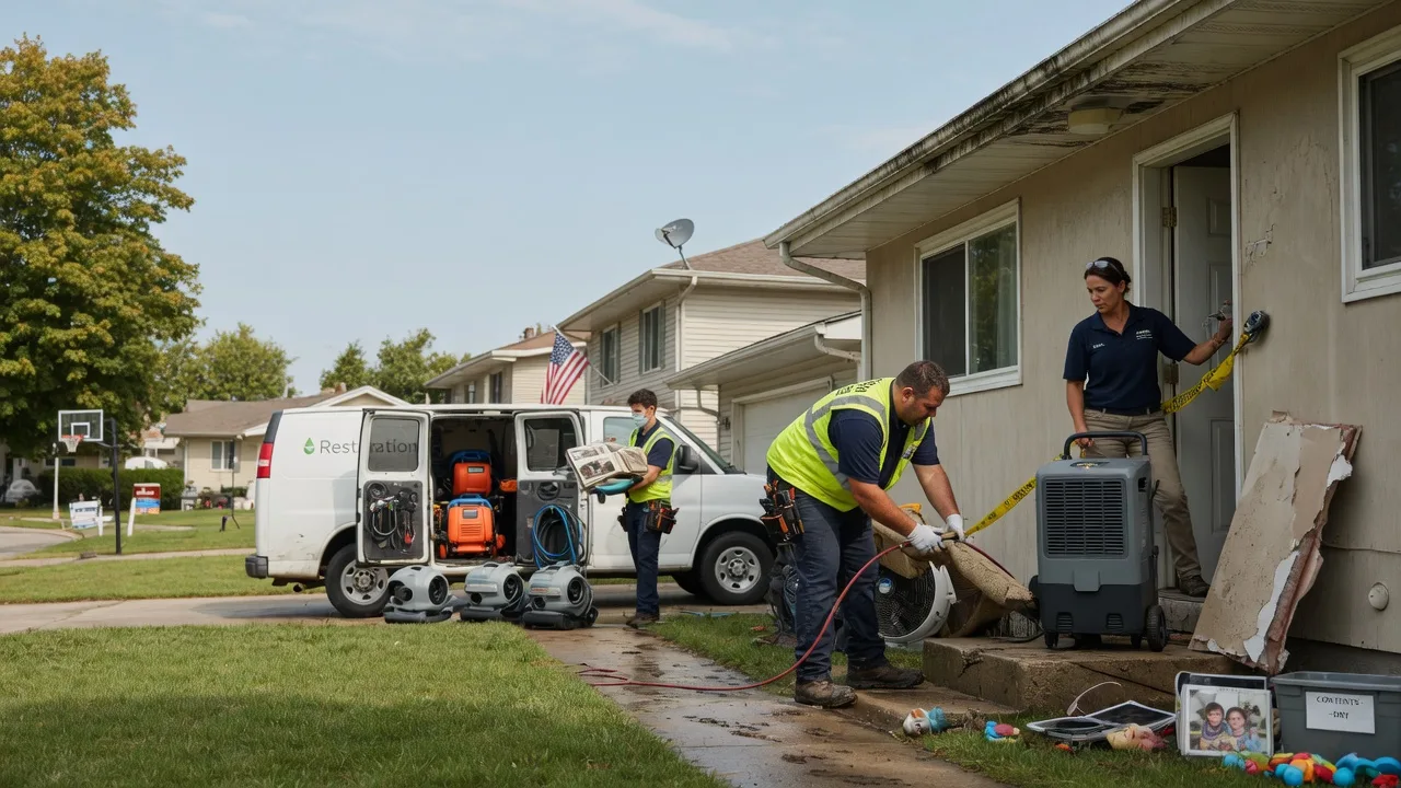 Water Damage Restoration in Dalzell, IL near me